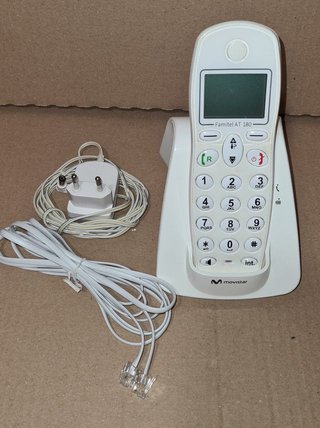 Teléfono Inalámbrico Famitel AT 180 Blanco