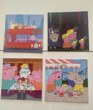 Maletín 4 Puzzles Peppa Pig Educa