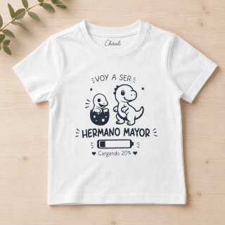 Camiseta Voy a ser Hermano Mayor