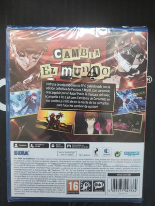 Persona 5 Royal PS5 PAL ESP Precintado