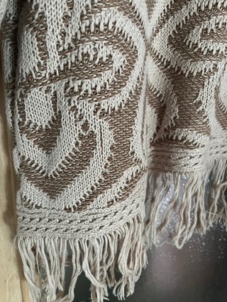 Kimono cárdigan con flecos
