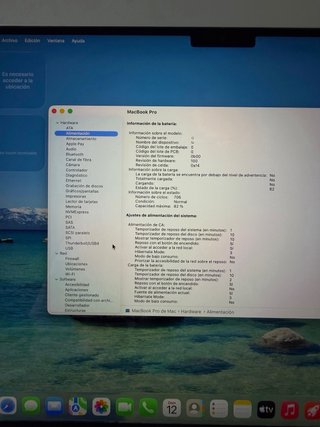 MacBook Pro 16 M1 Pro 2021 16GB 512GB Plata
