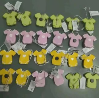 Set Lotto di 24 Calamite neonato/a Body Maglia