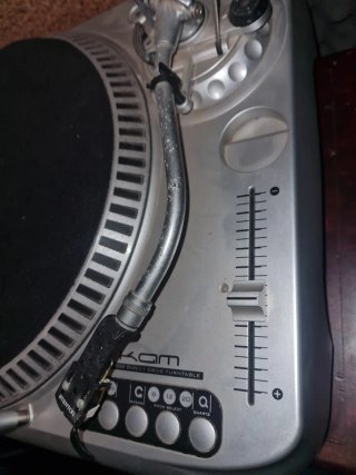 Giradischi Kom KM2000 Argento no technics