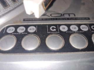Giradischi Kom KM2000 Argento no technics