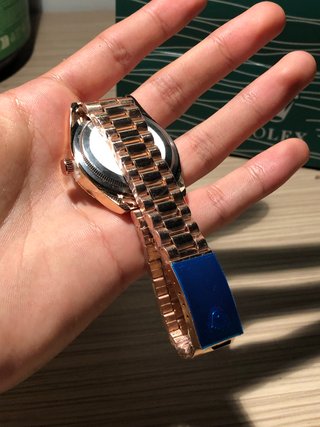 Reloj Hombre Oro Marrón