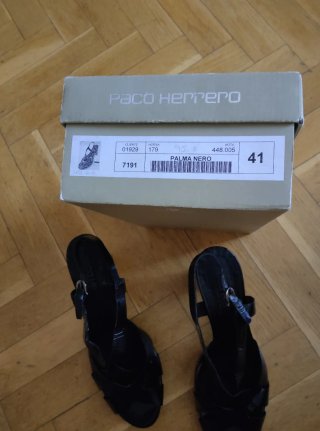 Sandalias Paco Herrero Talla 41 Palma Negra