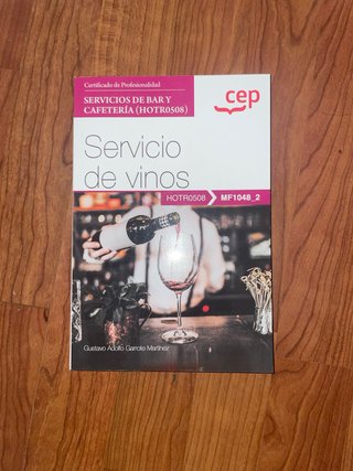 Libro Servicio de Vinos