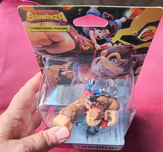 Amiibo Donkey Kong & Pauline D. Kong Bananza Nuovo