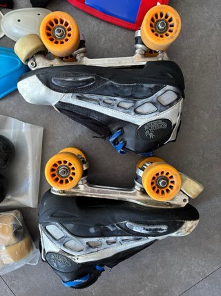Patines Hockey (Hoquei), Protecciones y Material