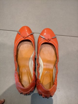 Bailarinas Tod's originales de piel