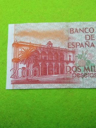 Billete 2000 Pesetas Banco de España 1980