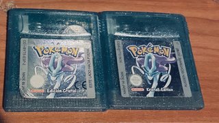 2 Juegos Pokemon Cristal Originales Nintendo