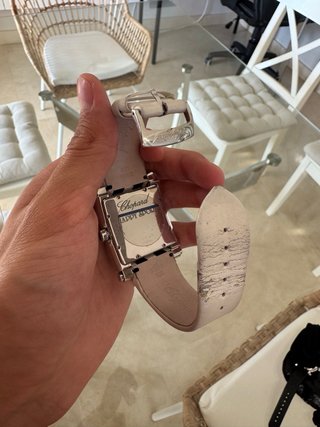 Reloj Chopard Mujer Correa Blanca Diamantes