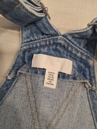 Peto Vaquero H&M Mujer Talla XL