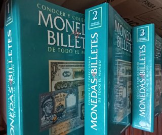 3 Tomos Colección Monedas y Billetes