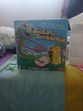 Gusano Tembleque juego de mesa Bizak