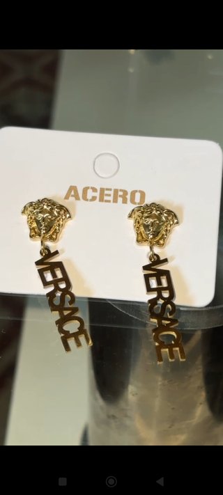 Pendientes Versace Dorados