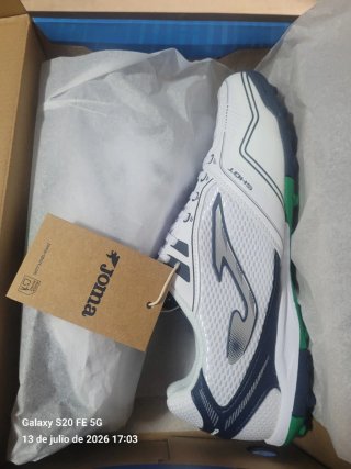 Zapatillas Joma Tribling Blancas y Verdes