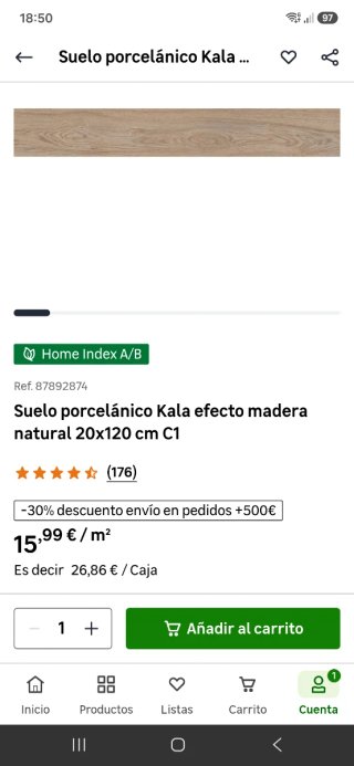 Baldosas imitación madera