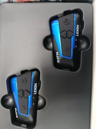 LEXIN B4FM Intercomunicadores Moto (Dual Pack)