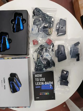 LEXIN B4FM Intercomunicadores Moto (Dual Pack)