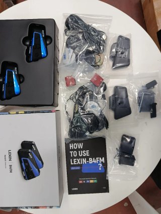 LEXIN B4FM Intercomunicadores Moto (Dual Pack)