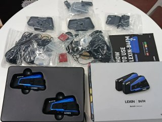 LEXIN B4FM Intercomunicadores Moto (Dual Pack)