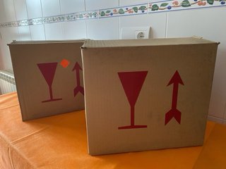 Copas de vidrio reciclado hechas a mano