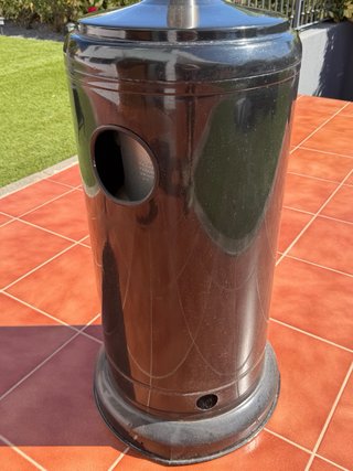 Estufa exterior de gas
