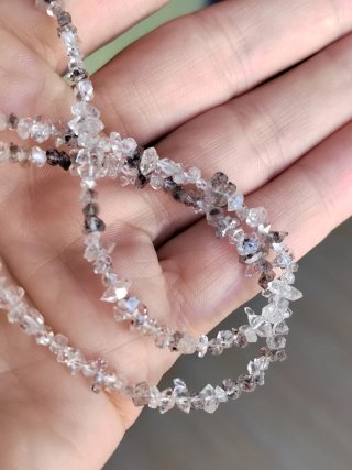Collar diamantes herkimer