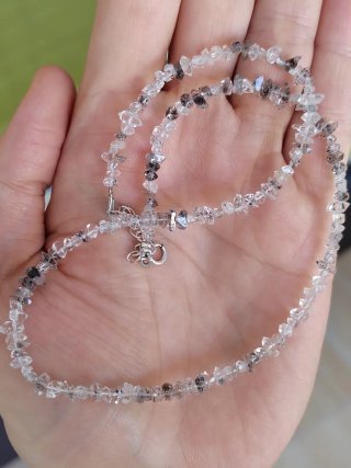 Collar diamantes herkimer