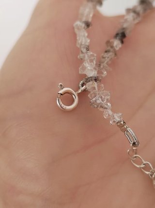 Collar diamantes herkimer