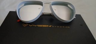 Gafas de sol Vysen plateadas y blancas