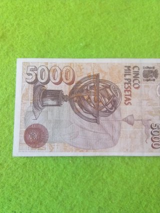 Billete 5000 Pesetas España 1992