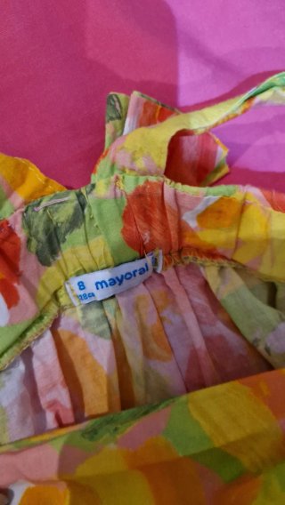Vestido Mayoral niña estampado pétalos