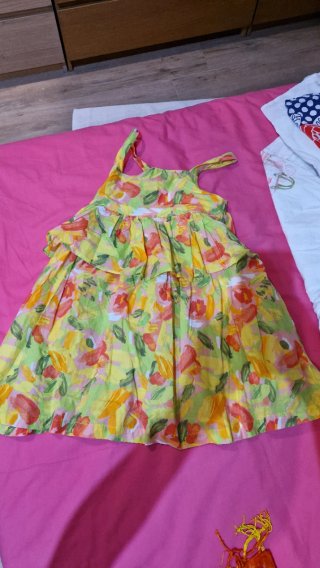Vestido Mayoral niña estampado pétalos