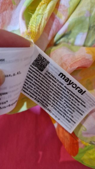 Vestido Mayoral niña estampado pétalos