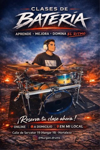 Clases de bateria presenciales