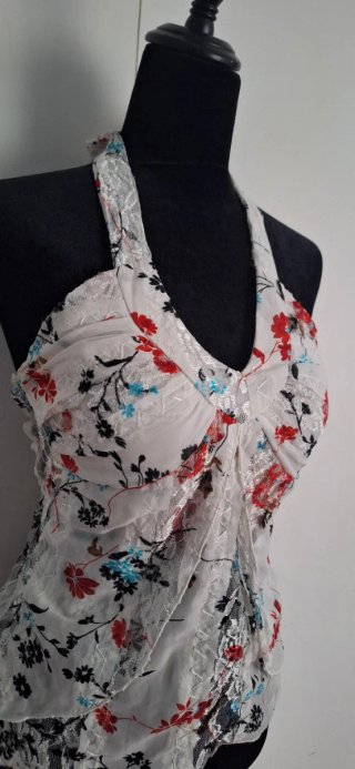 Top Halter Floral