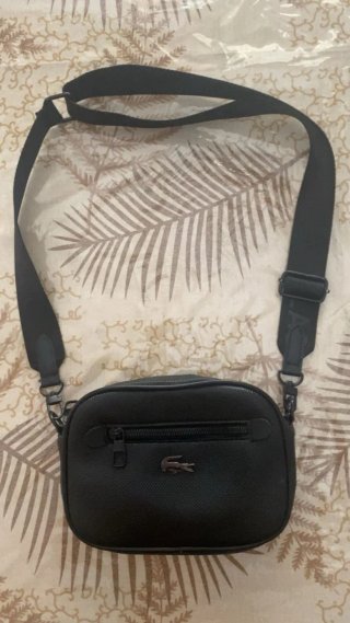 Riñonera Lacoste Negra