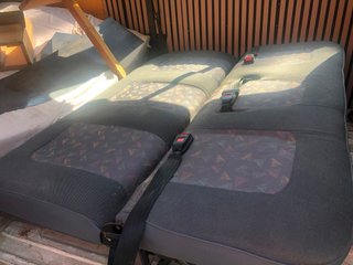 Asientos cama traseros furgoneta ideal camper