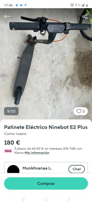 OFERTA!!   PATINETE NINEBOT E2 PLUS