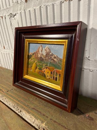 PINTURA AL ÓLEO PAISAJE PEDRAFORCA. FIRMADO COSTA