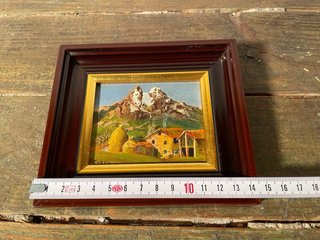 PINTURA AL ÓLEO PAISAJE PEDRAFORCA. FIRMADO COSTA
