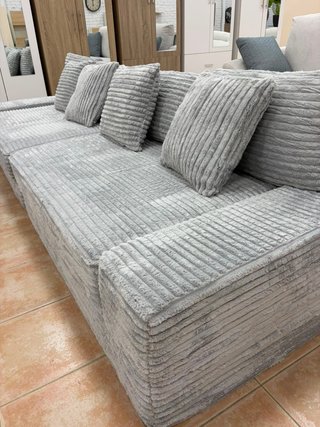 SOFÁ CAMA MODULAR 284cm GRIS PANA