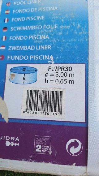 Liner Piscina JIDRA 3m x 0.65m