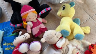 Lote de peluches para bebé