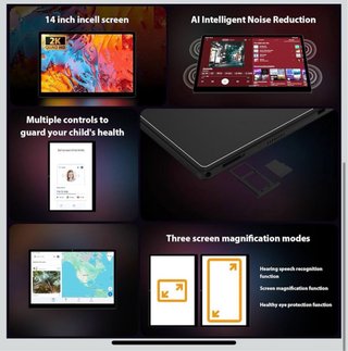 Tablet Android 14 256GB 4G/5G WiFi