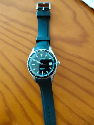 Reloj Hamilton mujer Negro y Plateado